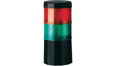 ⁨Kolumna sygnalizacyjna czerwona/zielona 24V AC/DC IP54 LED CST 60 Fernost 696.019.75⁩ w sklepie Wasserman.eu
