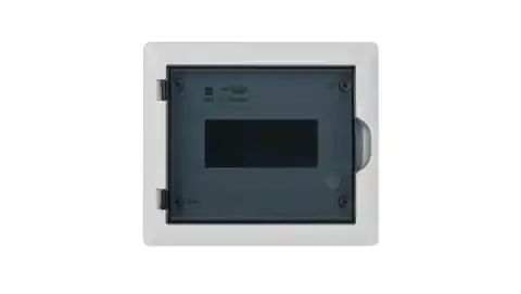 ⁨Modular switchgear 1x8 p/t ECONOMIC BOX RP 1/8 transparent door (N+PE) IP40 2512-01⁩ at Wasserman.eu