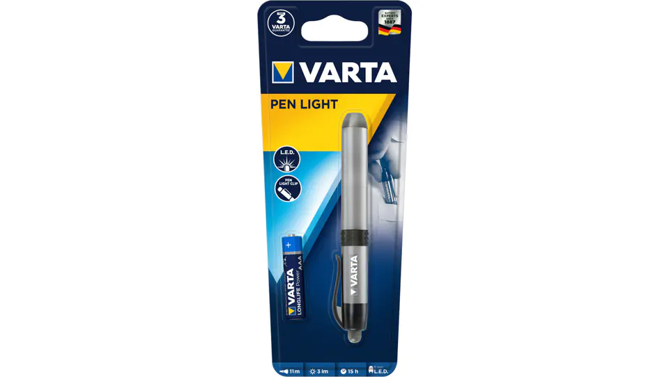 ⁨Latarka LED PEN LIGHT 3lm 1xAAA EASY LINE⁩ w sklepie Wasserman.eu