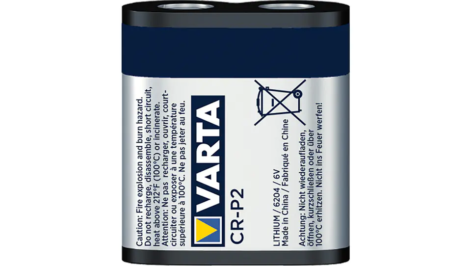Lithium Photo Battery CR-P2 1450mAh 6V PHOTO at Wasserman.eu