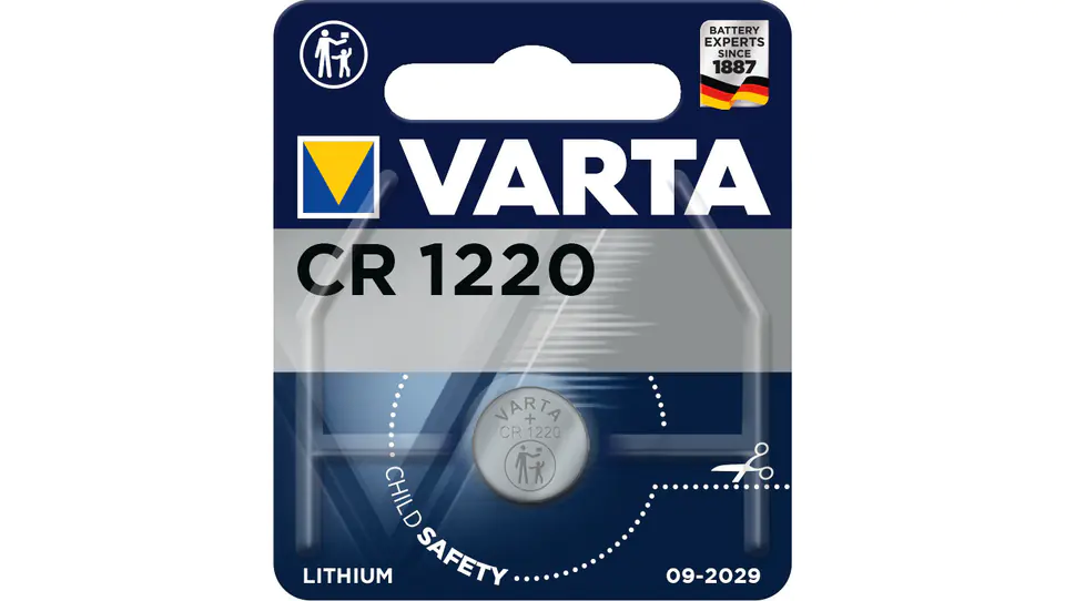 ⁨CR1220 35mAh 3V ELECTRONICS Lithium Battery⁩ at Wasserman.eu