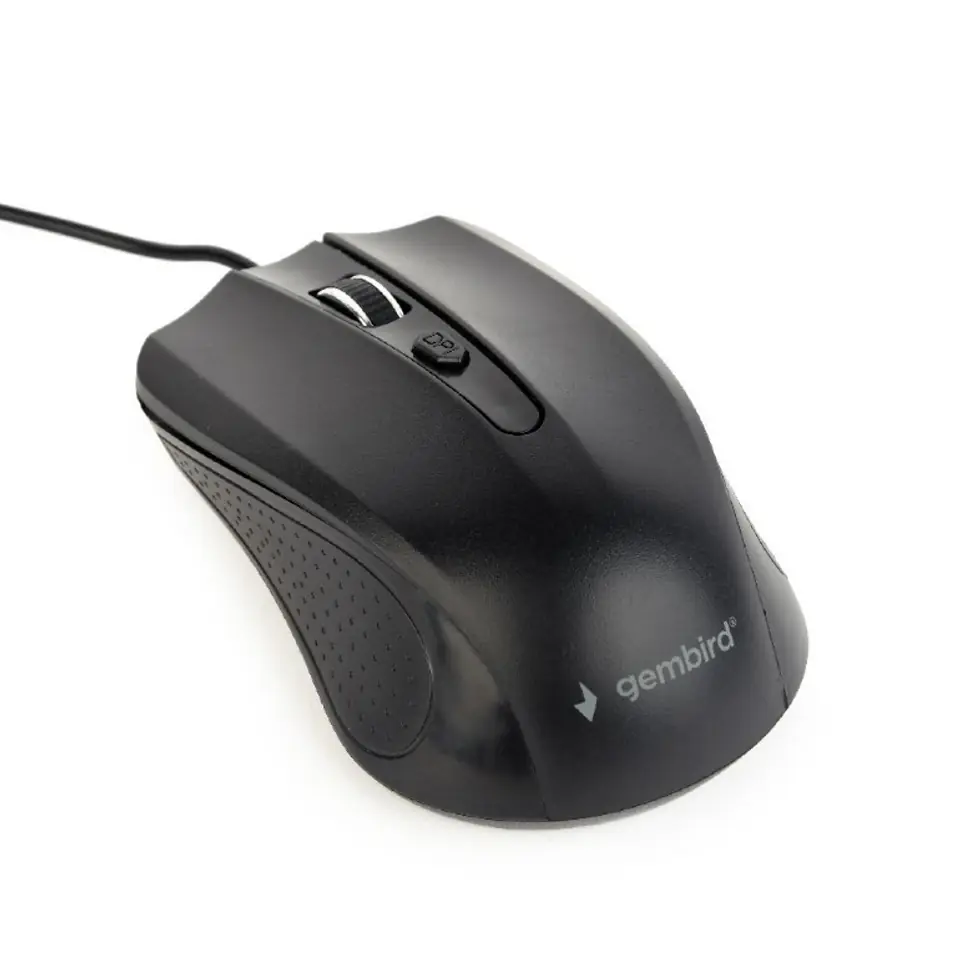 ⁨Mysz optyczna czarna/USB kabel 1.8m⁩ w sklepie Wasserman.eu