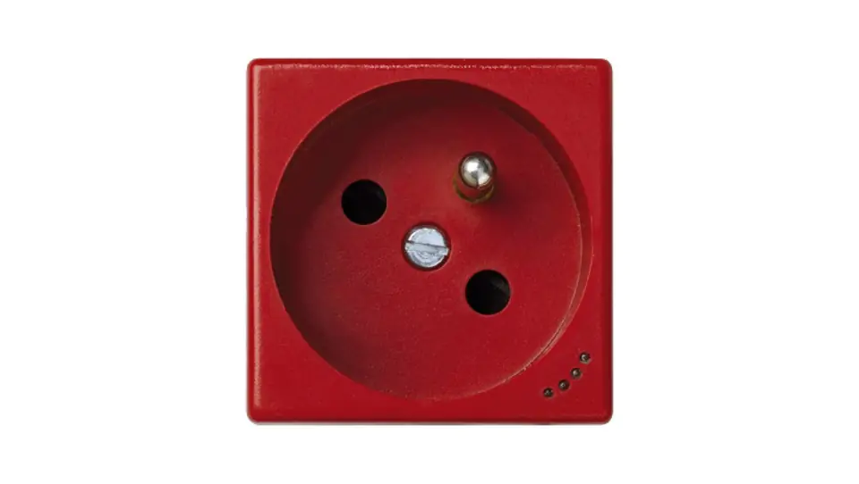 ⁨Simon Connect Socket K45 grounded 16A/230V with power indicator red KL02/6⁩ at Wasserman.eu