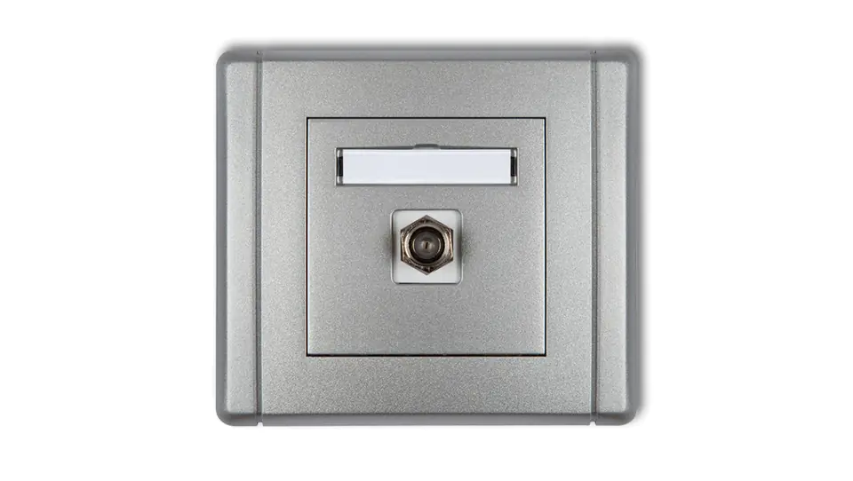 FLEXI Antennenbuchse Single Typ F (SAT) vernickelt silber metallic 7FGF-1 im Wasserman.eu