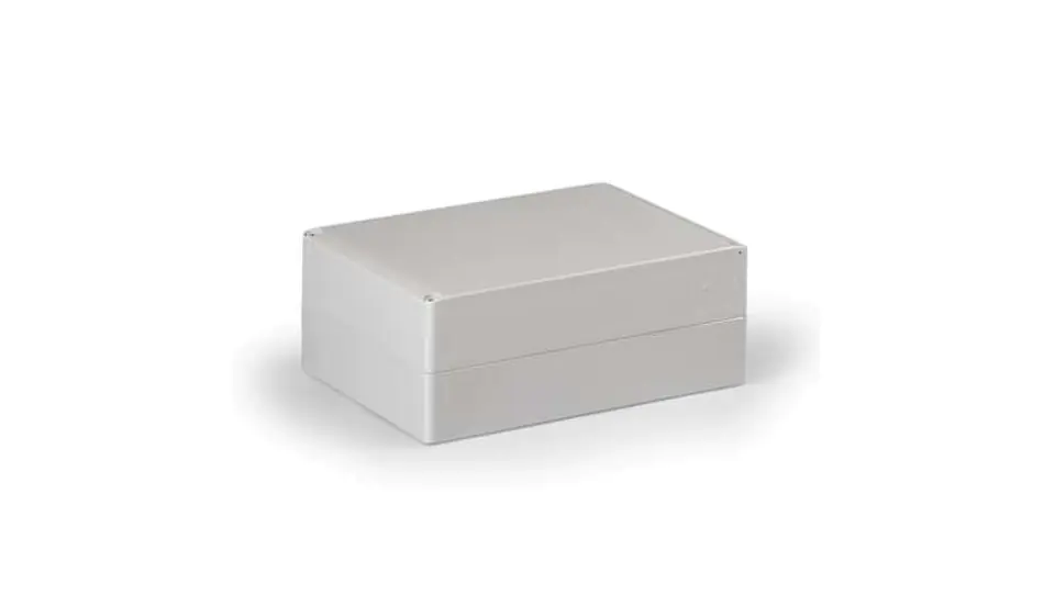 ⁨Enclosure Cubo S 175x250x100mm base 50mm smooth sides cover gray IP67 PC SPCP182510G⁩ at Wasserman.eu