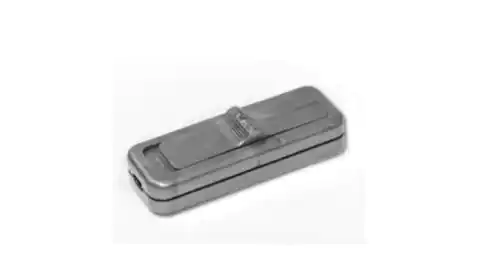 ⁨Wyłącznik suwakowy przelotowy lub końcowy 1-torowy 2,5A/250V srebrny WS-1P/SREBRNY⁩ w sklepie Wasserman.eu