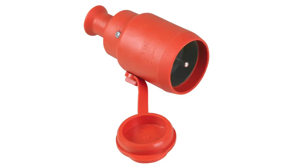 ⁨Portable socket 16A 250V IP44 orange GN-H2⁩ at Wasserman.eu