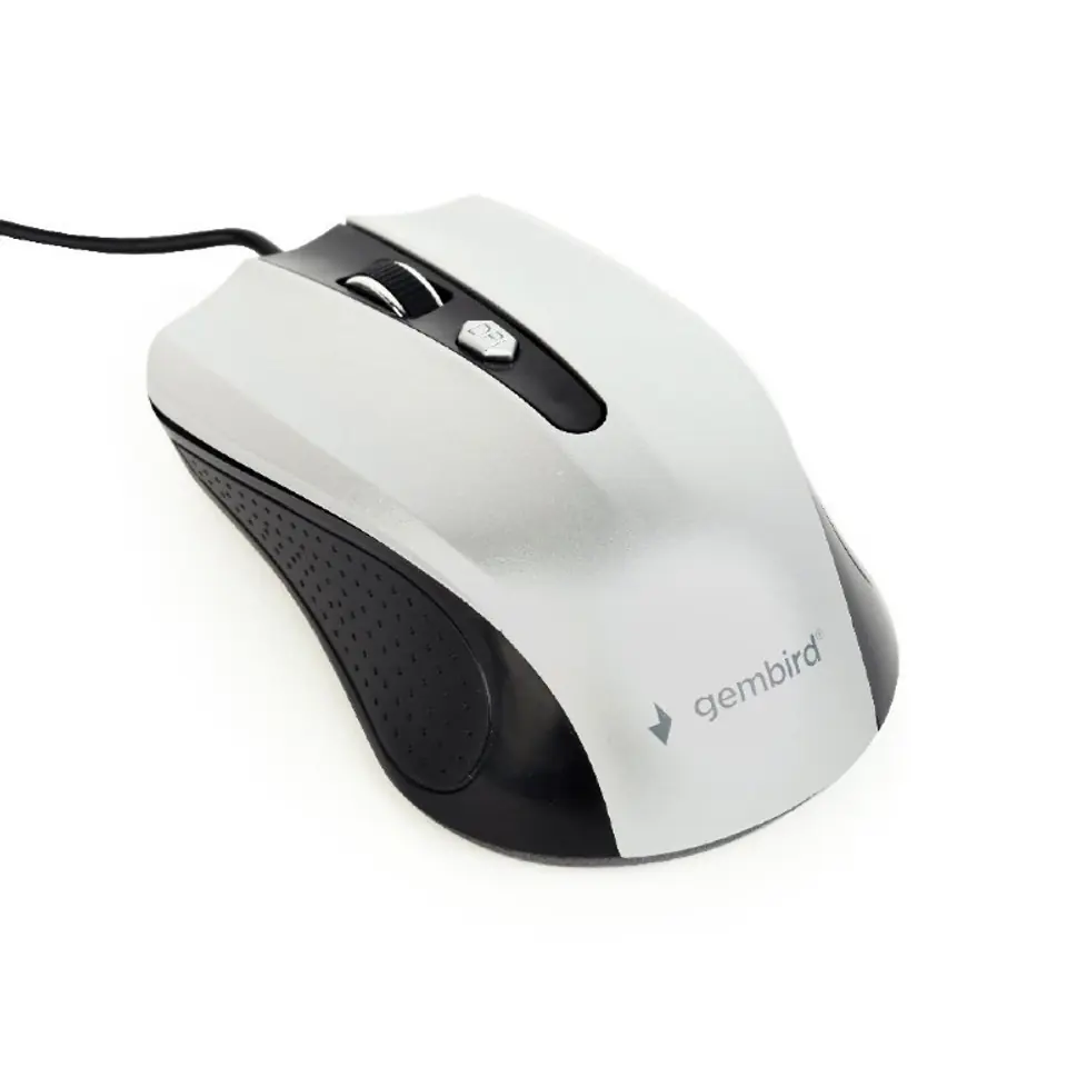 ⁨Optical mouse USB black-silver⁩ at Wasserman.eu