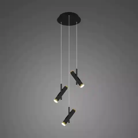 ⁨Lampa wisząca LUNETTE No. 3 czarna Altavola Design (Barwa światła delikatnie ciepła, Kolor satynowe złoto, Możliwość ściemniania nie)⁩ w sklepie Wasserman.eu