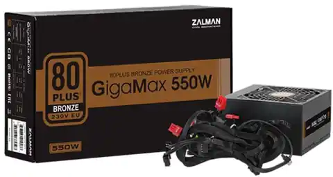 ⁨Power Supply PC ZALMAN 550W ZM550-GVII⁩ at Wasserman.eu