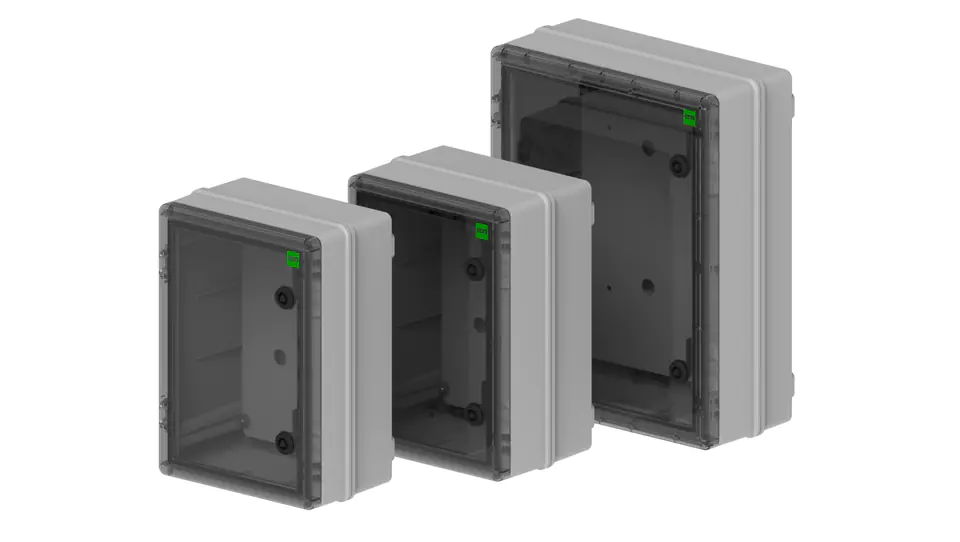 Szafka rozdzielcza hermetyczna INDUSTRIAL SR3 356x456x162mm 400V IP65 transparentna 2755-01 w sklepie Wasserman.eu