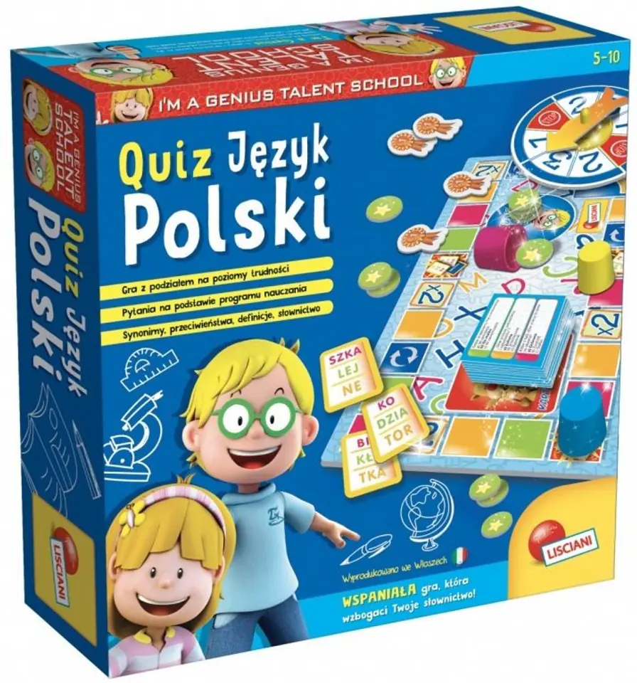 ⁨Mały Geniusz, Quiz - Jezyk Polski⁩ w sklepie Wasserman.eu