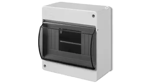 ⁨Modular switchgear 1x6 surface-mounted IP20 MINI S-6 with smoke cover 2306-11⁩ at Wasserman.eu
