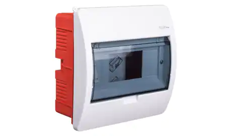 ⁨Modular switchgear 1x8 flush-mounted IP40 RP-pt 1/8 N+PE Elegant 2412-01⁩ at Wasserman.eu