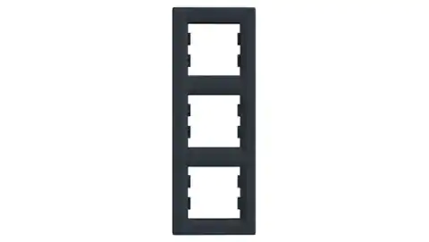 ⁨ASFORA 3-fold vertical anthracite frame EPH5810371⁩ at Wasserman.eu
