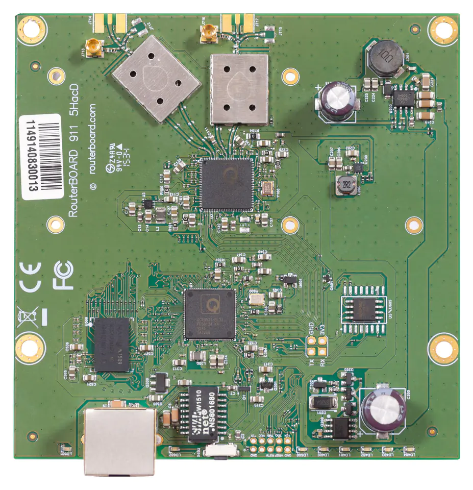 ⁨MIKROTIK RB911-5HACD ROUTERBOARD 650MHZ, 64MB,1XFE, 802.11AC DUAL-CHAIN, 5GHZ, L3⁩ w sklepie Wasserman.eu