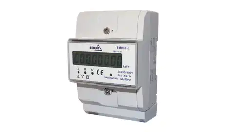 ⁨Energiezähler 3-phasig 5-80A A30-BM030-L (Anzeige)⁩ im Wasserman.eu