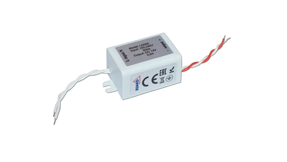 ⁨Zasilacz elektroniczny LED 12V 5W B42-LD005⁩ w sklepie Wasserman.eu