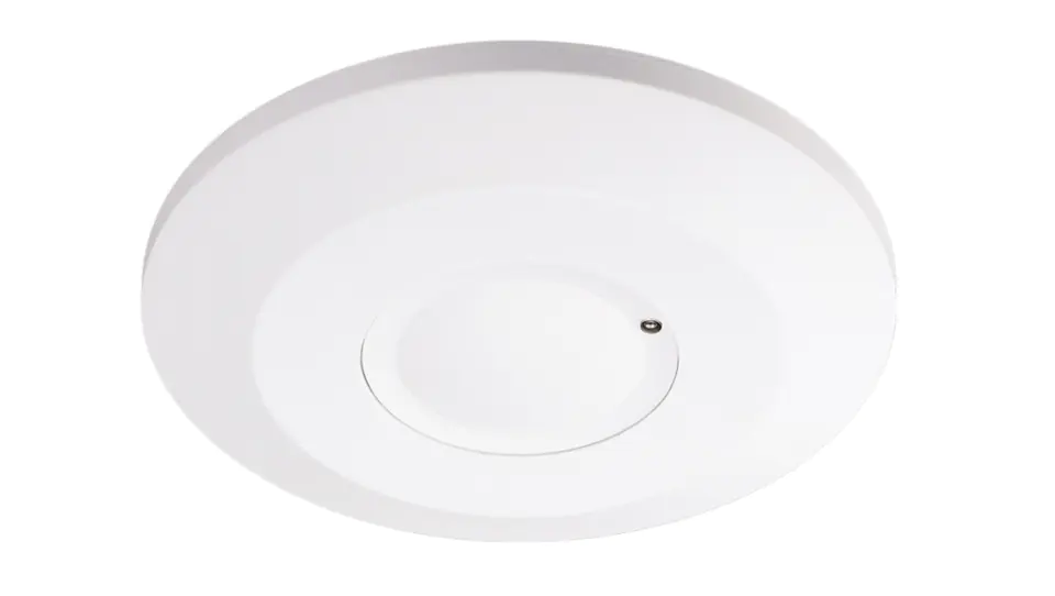 ⁨800W 360 Degree Microwave Motion Sensor IP20 Round White B52-SES60WH-A⁩ at Wasserman.eu