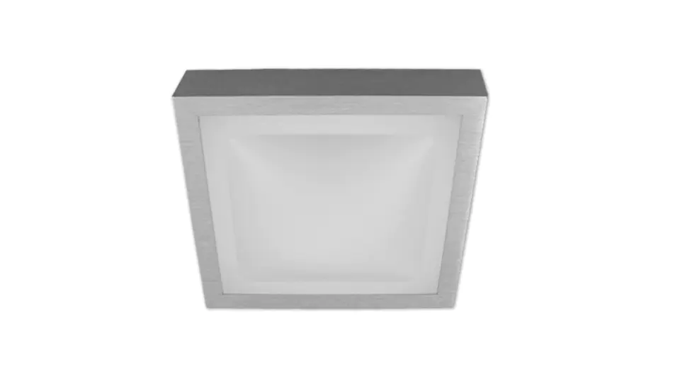 ⁨TOFIR ceiling lamp PHS 2X20W E27 IP44 32X32 PC+AL C30-PHS220⁩ at Wasserman.eu