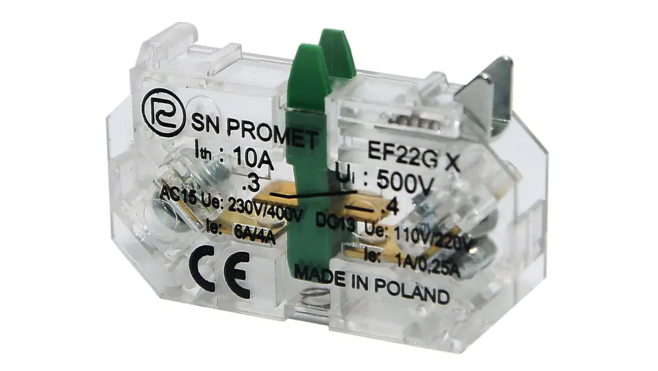 ⁨EF22GX Connecting Element for NEF22 and NEK22M W0-L EF22GX Series Control Pushbuttons⁩ at Wasserman.eu