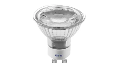 ⁨LED bulb, SMD 2835, GU10, 5W, 400lm, 6400K, AC220-240V, GLASS, BEAM ANGLE 38*⁩ at Wasserman.eu
