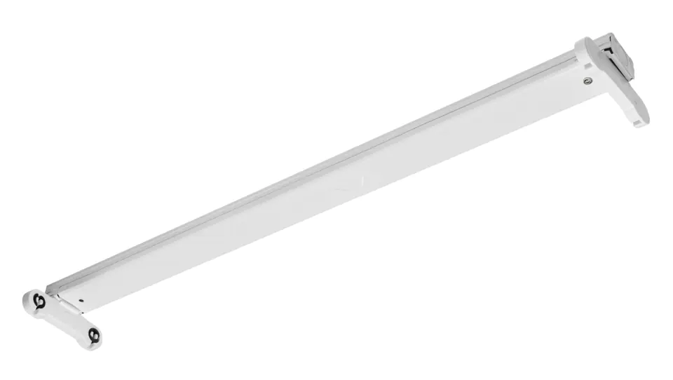 ⁨Fluorescent luminaire OSL SLIM 2x120 T8 LED G13 AC230V IP20 with wiring for LED fluorescent lamps surface-mounted white OS-OSL2120S-00⁩ at Wasserman.eu