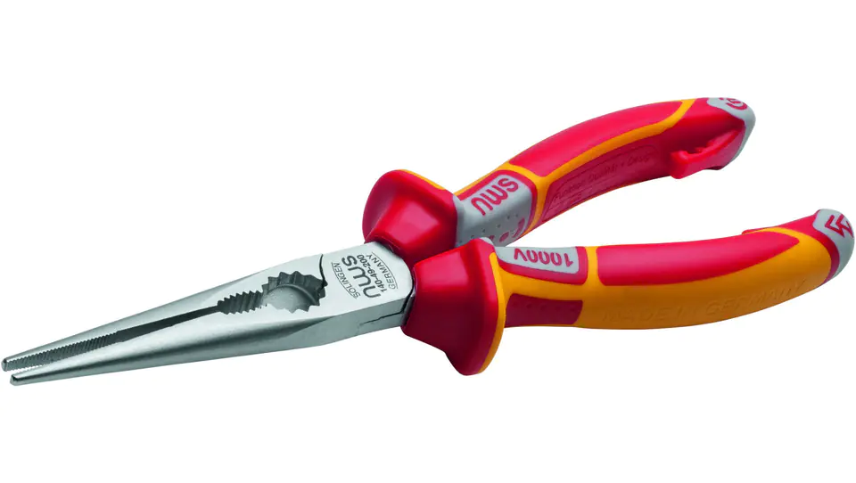 ⁨Flat telephone pliers with insulated handle 1000V 140-49-VDE-205⁩ at Wasserman.eu