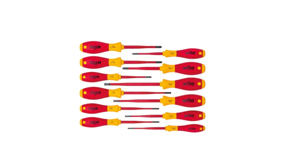 ⁨Set of 12 1000V Insulated Screwdrivers SlimFix 3201K12 41003⁩ at Wasserman.eu