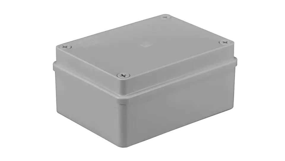 ⁨Hermetic box 150x110x70 b/l IP65 halogen-free, grey (S-BOX 316)⁩ at Wasserman.eu