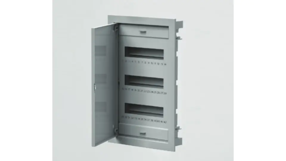 ⁨Modular switchgear 3x12 flush-mounted with metal doors IP40 N+PE C.1536⁩ at Wasserman.eu