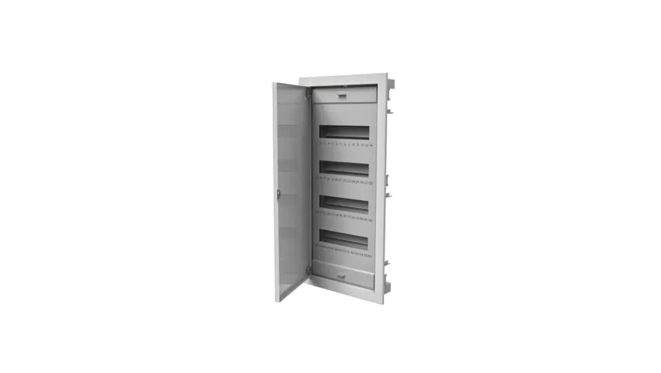 ⁨Modular switchgear 4x12 flush-mounted with metal doors IP40 N+PE C.1548⁩ at Wasserman.eu