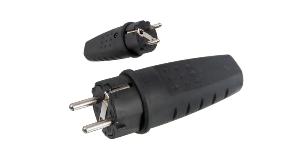 ⁨Rubber plug 16A 250V IP44 LUX D.3158L⁩ at Wasserman.eu