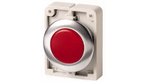 ⁨Główka lampki sygnalizacyjnej 30mm płaska czerwona M30C-FL-R 183282⁩ w sklepie Wasserman.eu