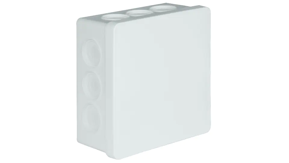 ⁨Box n/t hermetic hollow 86x86x40mm IP55 white VP 003-01 61.113⁩ at Wasserman.eu