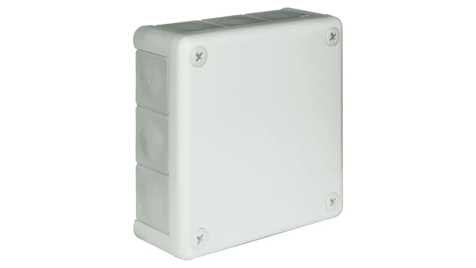 ⁨Box n/t hermetic hollow 98x98x42mm IP55 white VP 041-01 61.137⁩ at Wasserman.eu