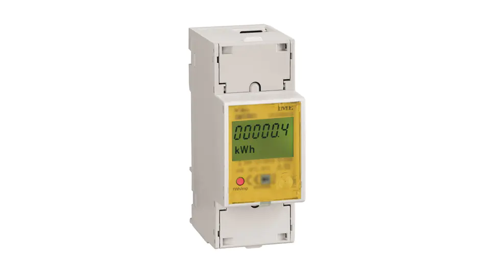 ⁨Energy meter WH 1F 2MOD 10(63)A 230V with pulse output MID CONTO D2 MID CE2DMID12⁩ at Wasserman.eu