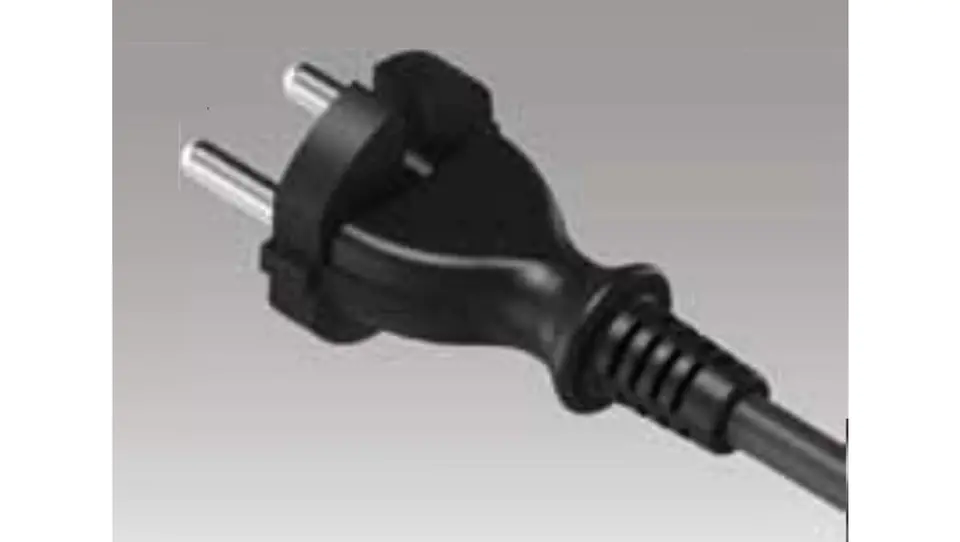 ⁨Przewód przyłączeniowy z wtyczką PP-21 b/u 3m H05RR-F 2x1,5⁩ w sklepie Wasserman.eu