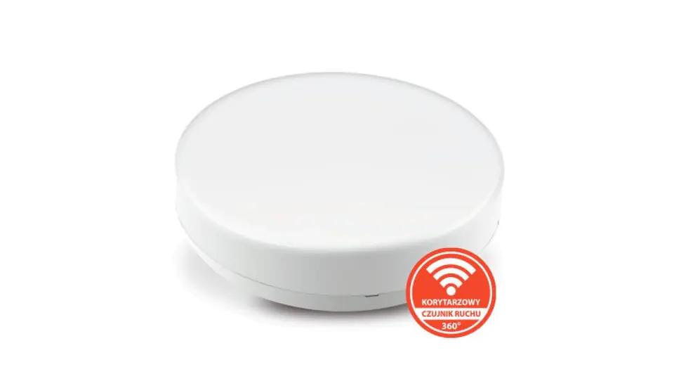 ⁨Ceiling lamp NEO n/t 13W AC 230V 50Hz 4000K (neutrino) 120 deg. IP54 from troughs. motion sensor 1390lm PL-NEO/LED/13W/CRK white⁩ at Wasserman.eu