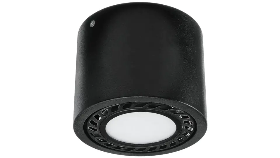 ⁨Ceiling luminaire OVAL-MINI AR111 black surface-mounted black⁩ at Wasserman.eu