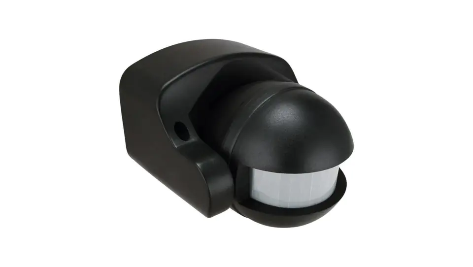 ⁨PIR motion sensor ip44 230V PX09 black⁩ at Wasserman.eu