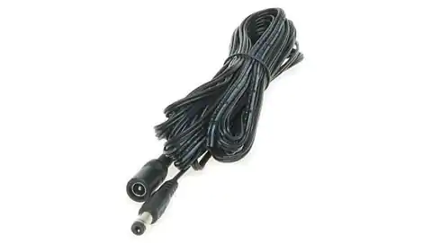 ⁨Extension cable 3m DC female 2,1'/5,5' + male 2,1'/5,5'⁩ at Wasserman.eu