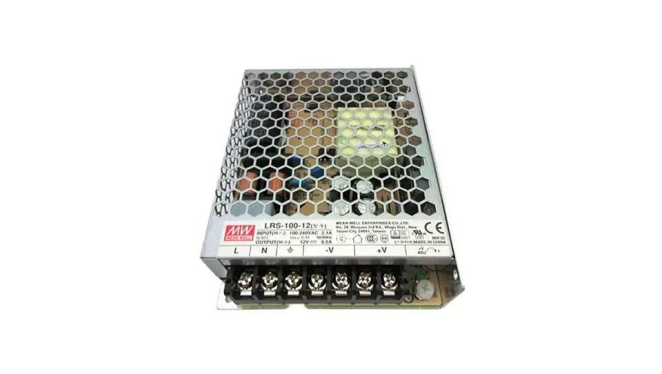 ⁨Power Supply Mean Well LRS-100-12 100W 12V ip20⁩ at Wasserman.eu