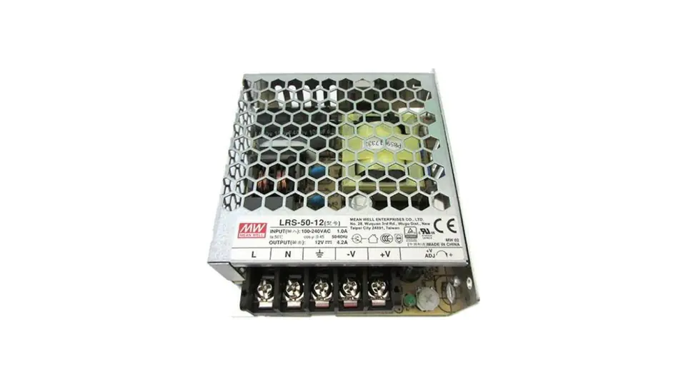 ⁨Power Supply Mean Well LRS-50-12 50W 12V ip20⁩ at Wasserman.eu