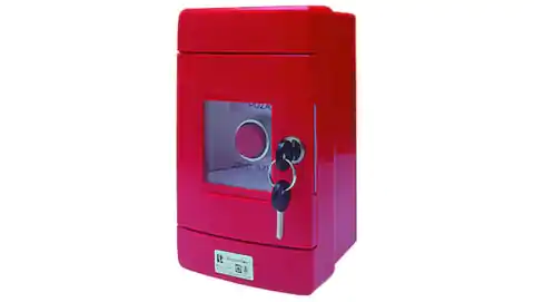 ⁨2Z face button, red in OBC housing, nickel-plated ring SP22-KC-20/OBC/B⁩ at Wasserman.eu