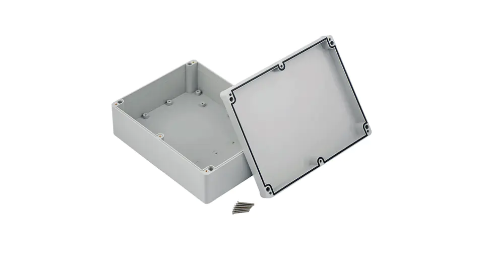 ⁨STRONG Hermetic box n/t 224x175x81mm IP67 PHP-90 grey 62.90⁩ at Wasserman.eu