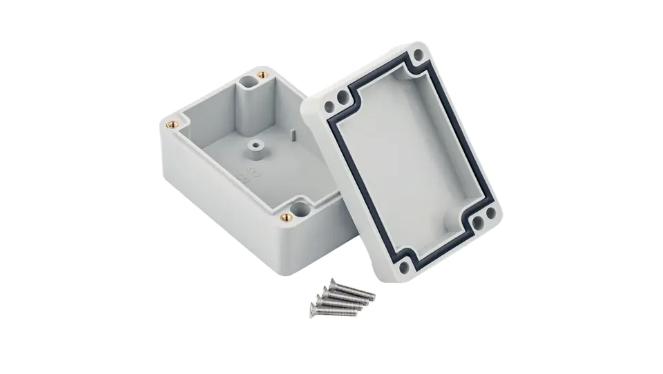 ⁨STRONG Hermetic box n/t 70x50x37mm IP67 PHP-96 grey 62.96⁩ at Wasserman.eu