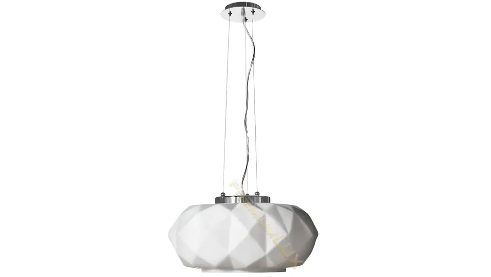 ⁨Lamp ELENA fi460*H1500mm 1xE27 WHITE Glass + metal⁩ at Wasserman.eu