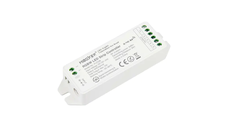 ⁨Kontroler led strefowy RGBW 10A 120W 12V strefowy RF 2,4ghz MI-Light FUT038⁩ w sklepie Wasserman.eu