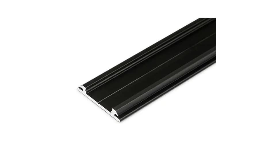 ARC12 Profil 1m Aluminium Schwarz Biegung im Wasserman.eu